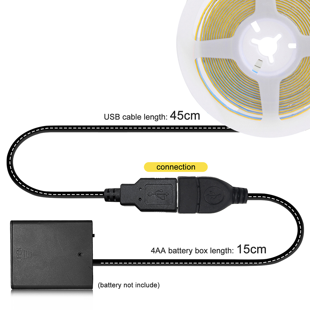5V Switch Battery USB Power CO - đánh giá và giá Decor Lighting Hours
