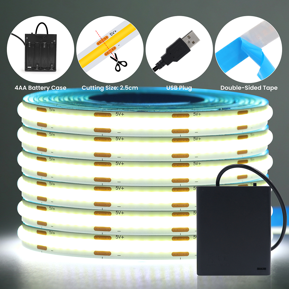 5V Switch Battery USB Power CO - đánh giá và giá Decor Lighting Hours