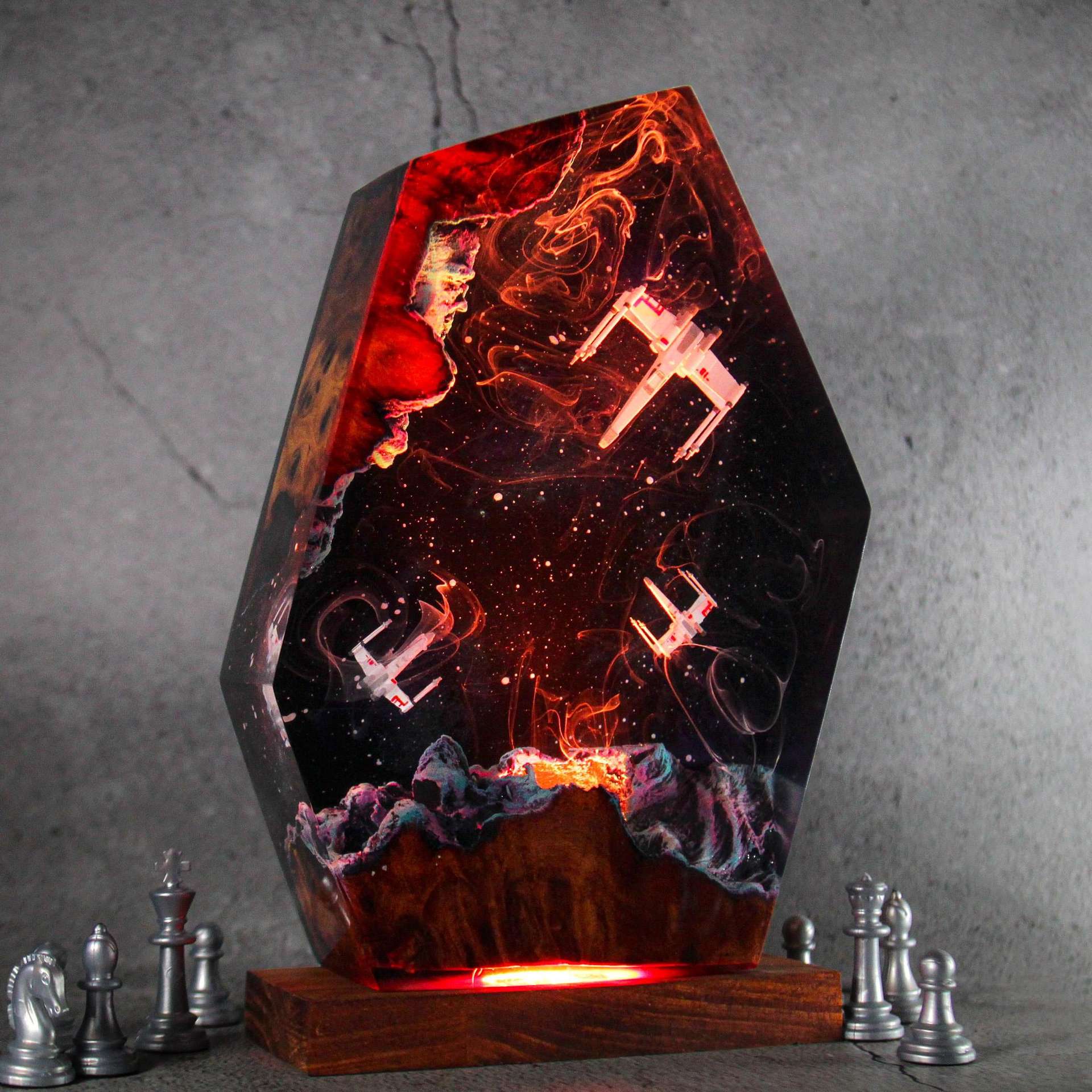 Customized Items Resin Table L - đánh giá và giá Room Decor Lighting Lamp