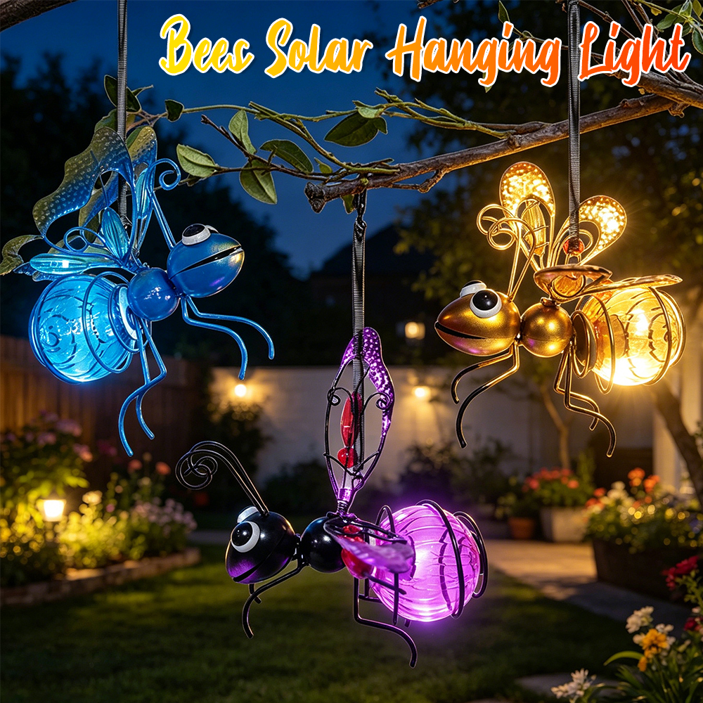 Solar Iron Insect Statue With  - đánh giá và giá Lighting Bug Decor