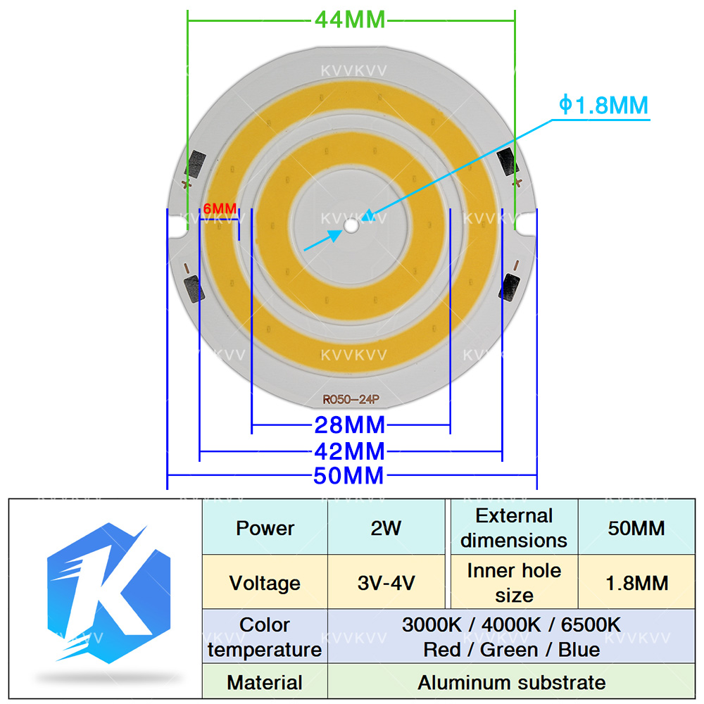 3V 4V Round COB LED Lamp Parts - đánh giá và giá Lighting Gallery