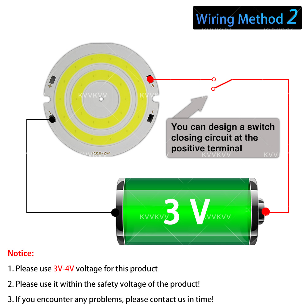 3V 4V Round COB LED Lamp Parts - đánh giá và giá Lighting Gallery