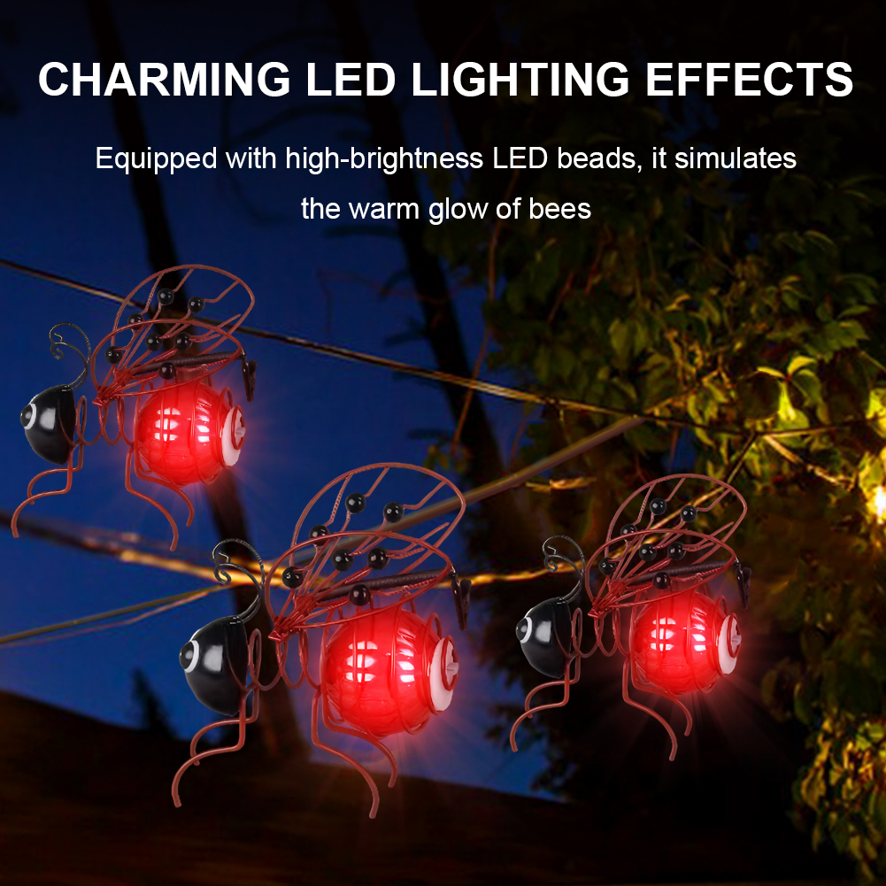 Solar-Powered Hanging Bug Ligh - đánh giá và giá Lighting Bug Decor