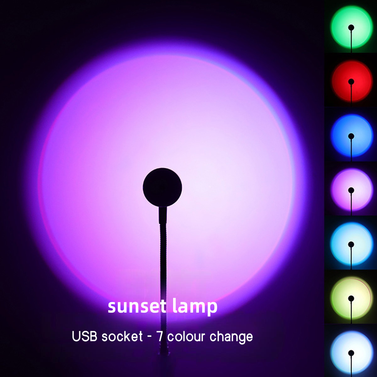 USB Charging LED Sunset Light  - đánh giá và giá Lighting Decor Photos