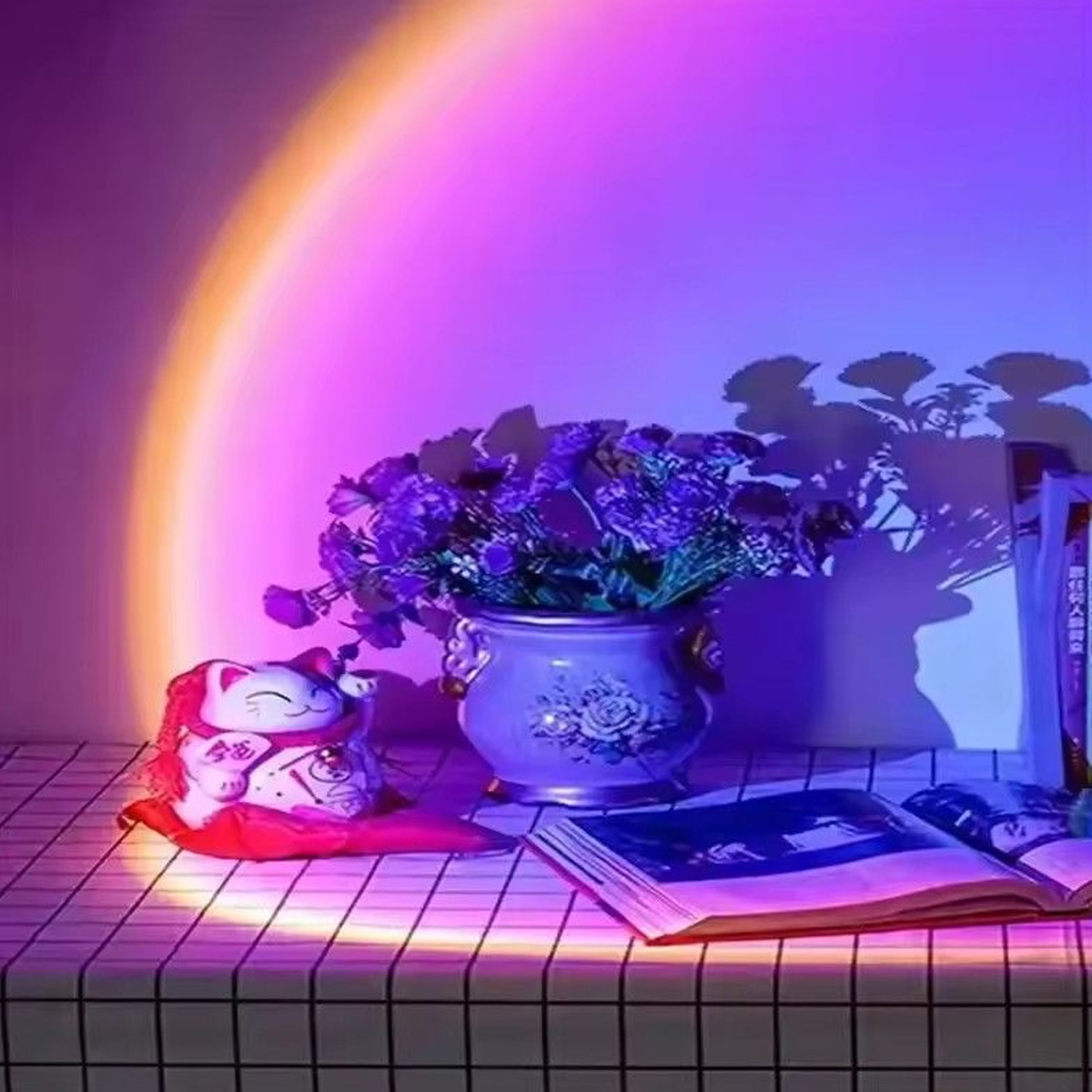 USB Charging LED Sunset Light  - đánh giá và giá Lighting Decor Photos