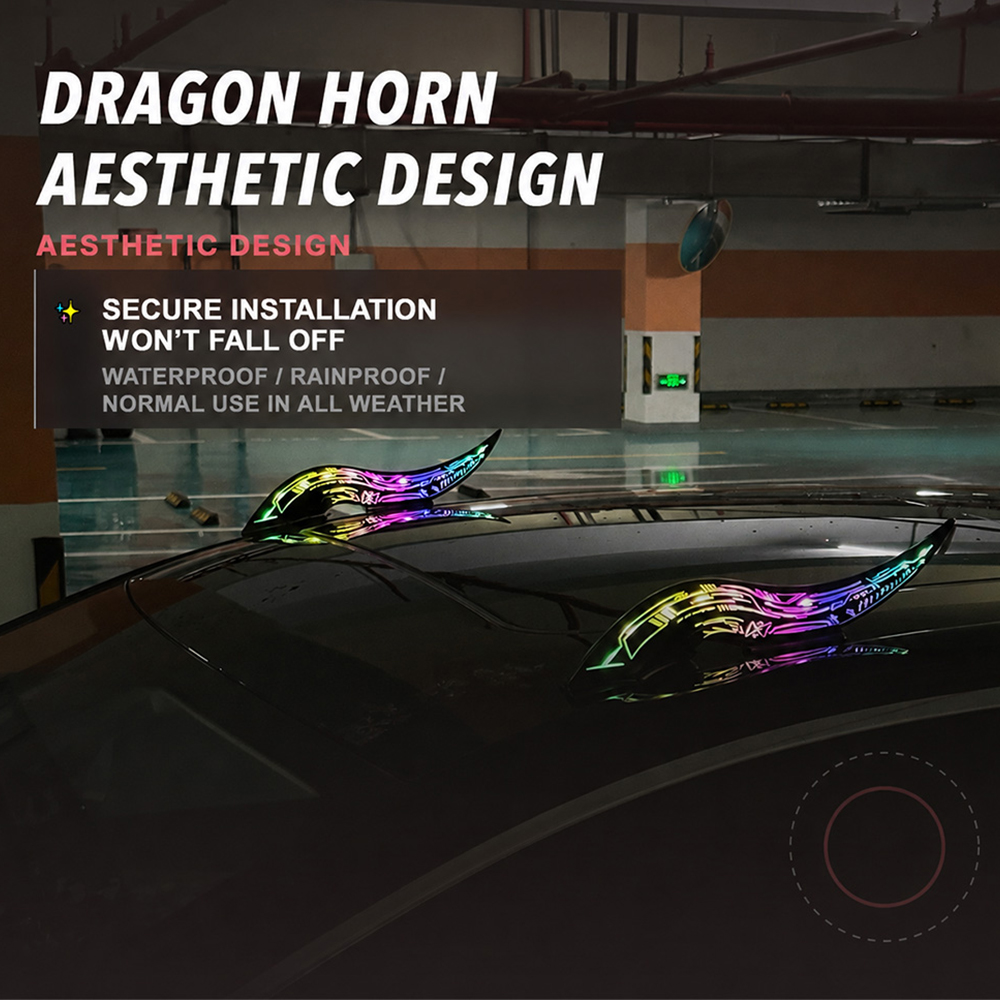 1Set Waterproof Dragon Horn Ca - đánh giá và giá Lighting Decor Inc