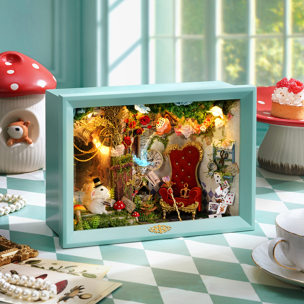 DIY Wooden Fairy Tale Photo Fr - đánh giá và giá Lighting Decor Photos