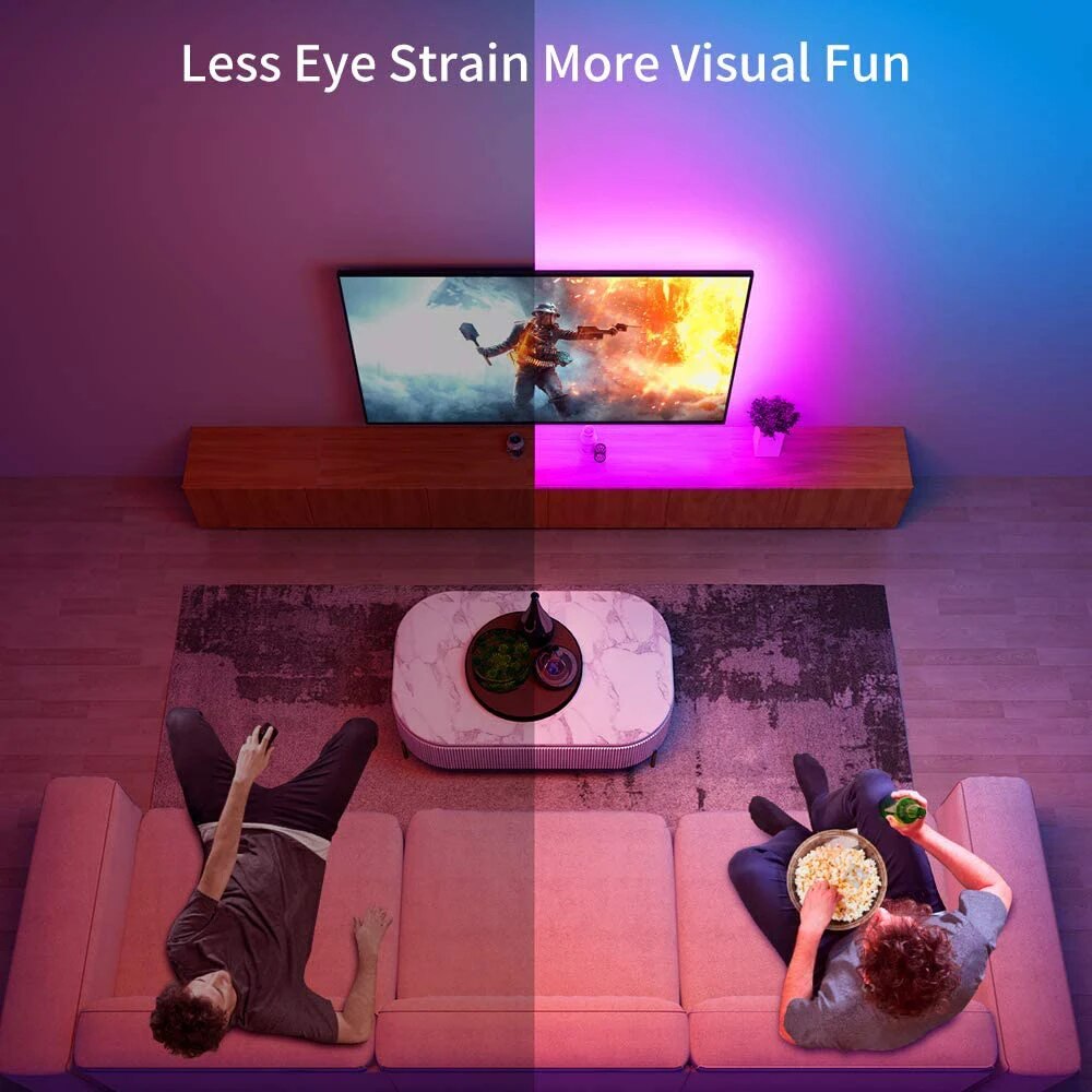Led Lights for TV RGB Led Stri - đánh giá và giá Decor Lighting Hours