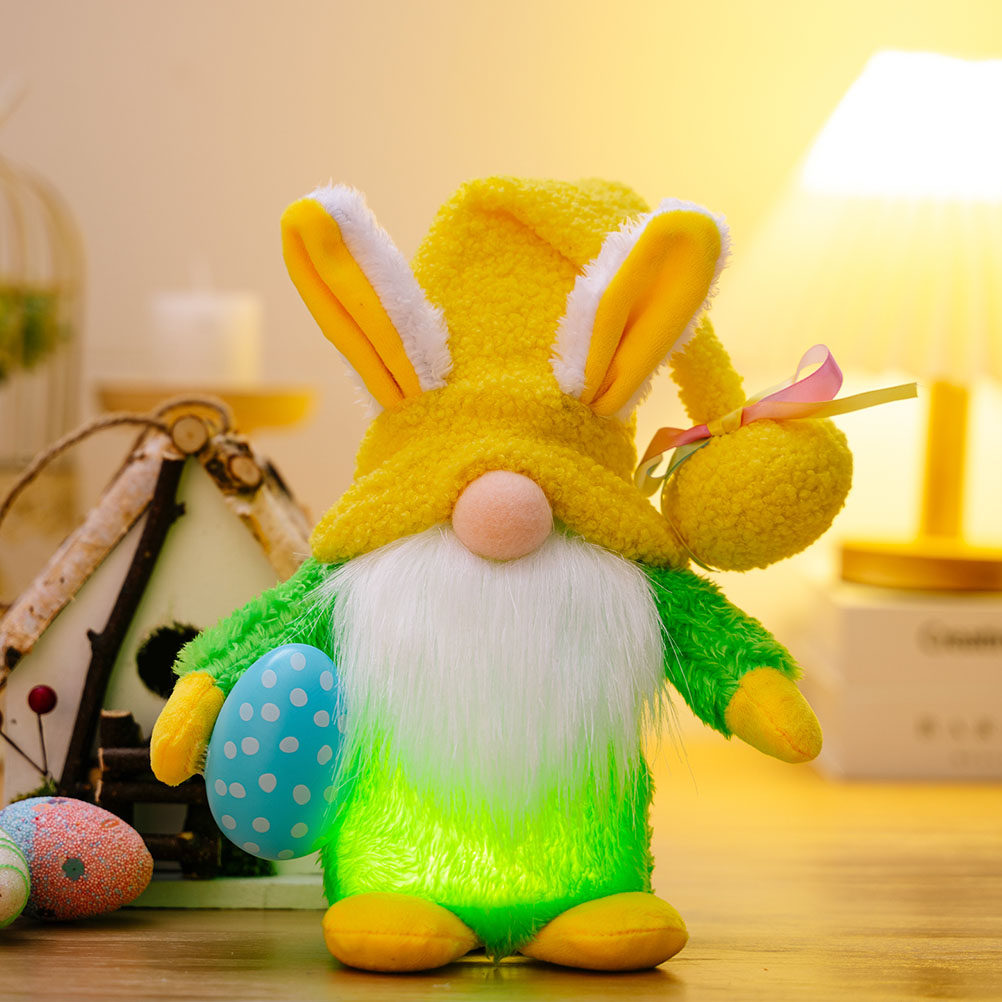 Lighted Bunny Easter Gnome Cut - đánh giá và giá Unique Lighting Decor