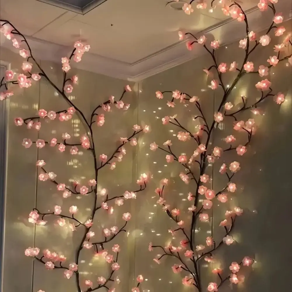 Cherry Blossom Willow Vine Twi - đánh giá và giá Wall Decor Lighting Tree