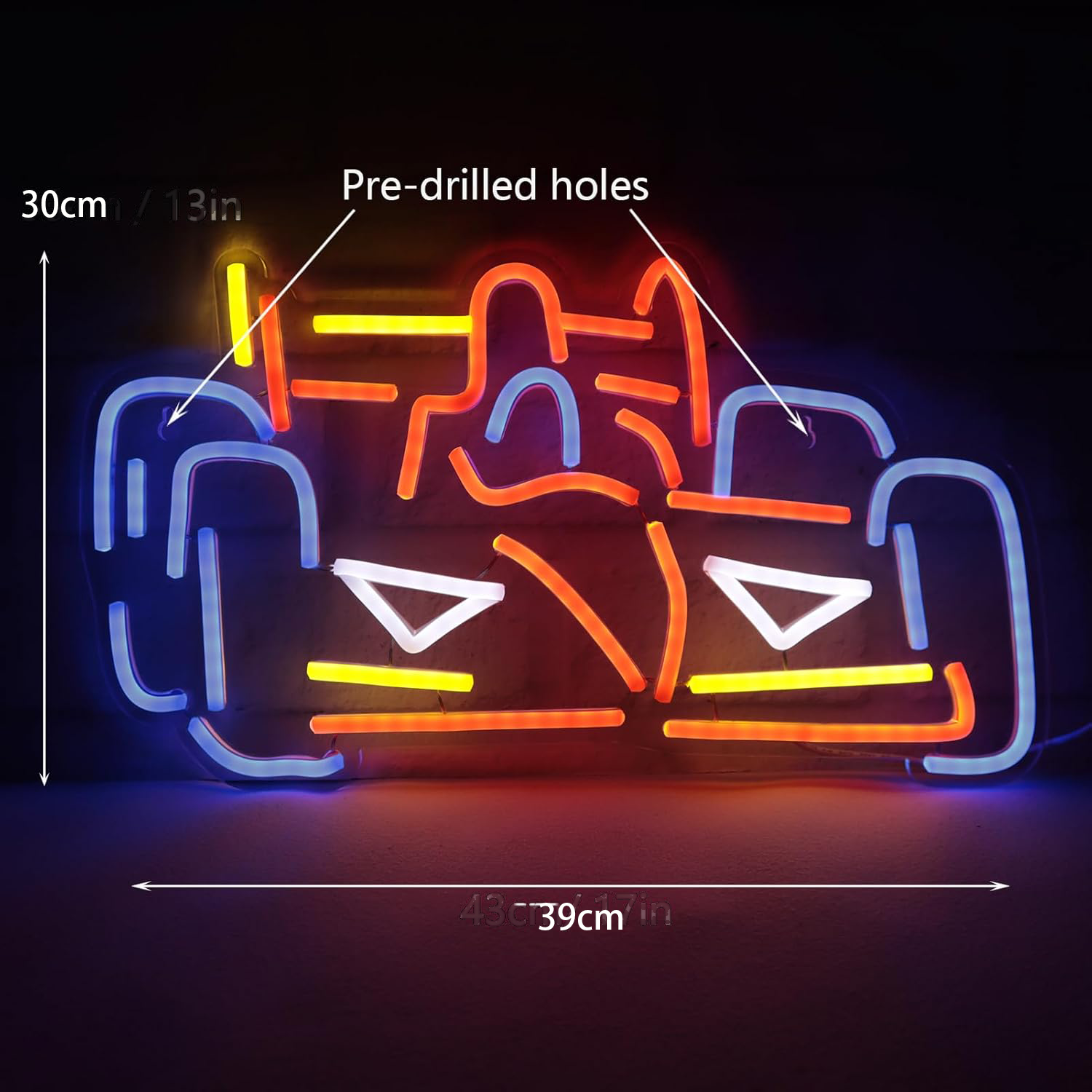 Formula Cars Neon Signs Go Kar - đánh giá và giá Decor Kart Lighting