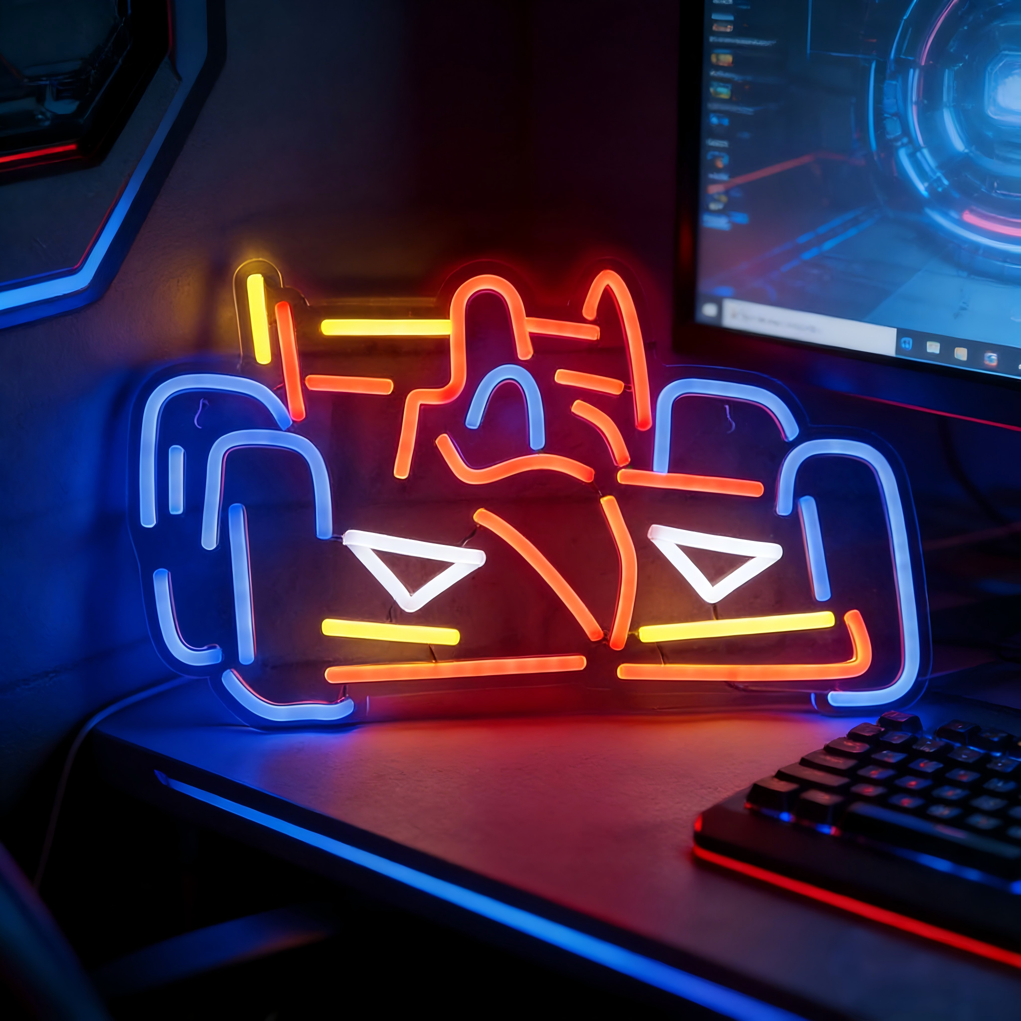 Formula Cars Neon Signs Go Kar - đánh giá và giá Decor Kart Lighting