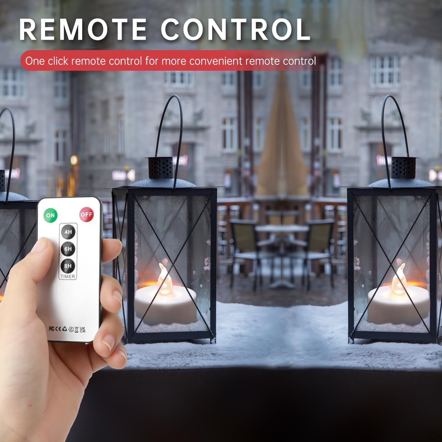 12 Pack Remote LED Tea Lights, - đánh giá và giá Decor Lighting Hours