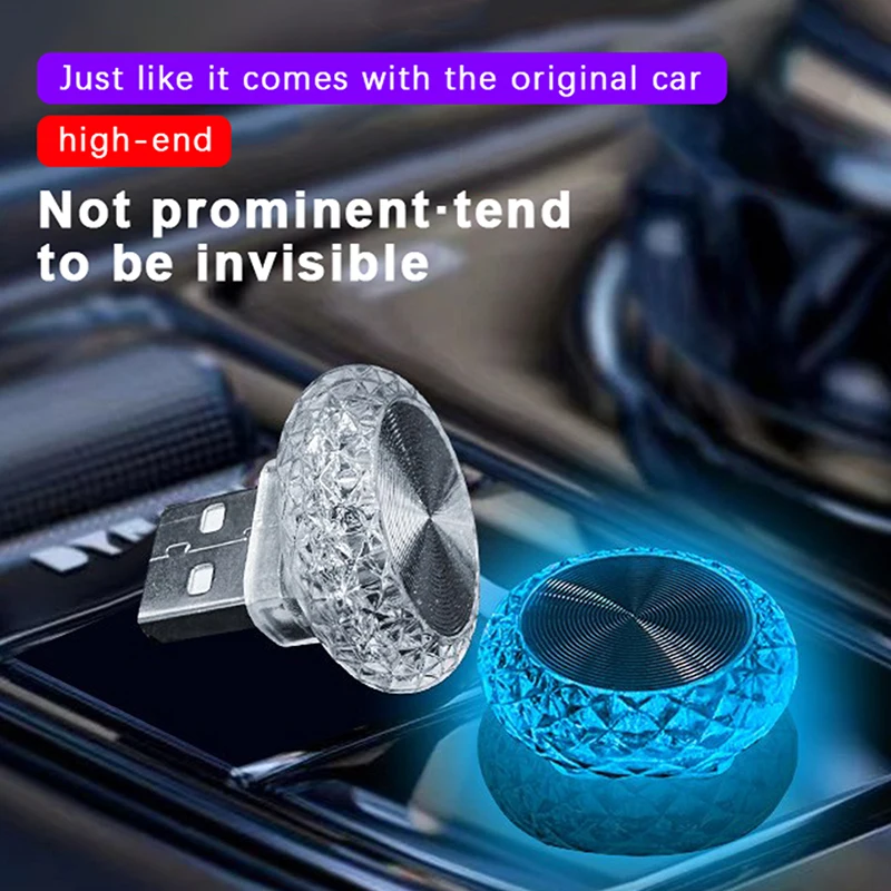 Portable Car USB Ambient Light - đánh giá và giá Lighting Interior Decor