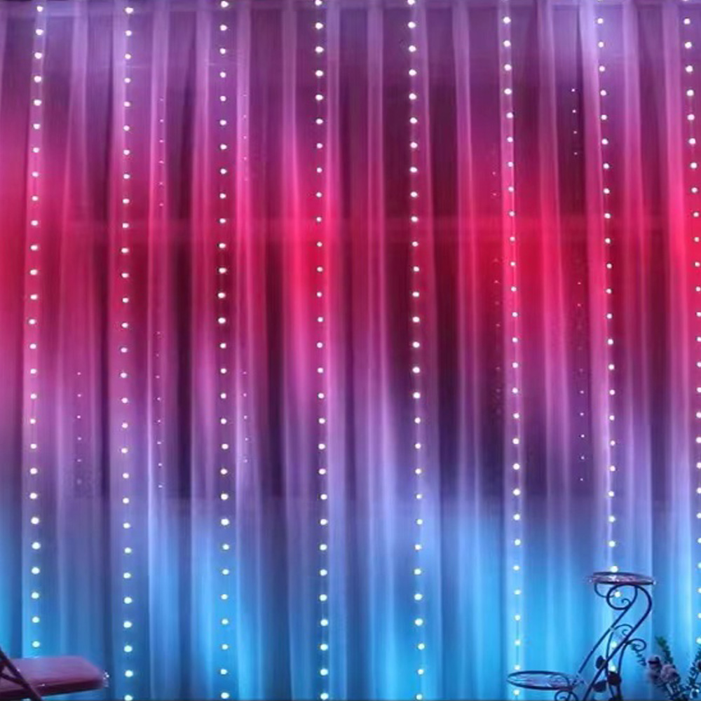 3M RGB Smart LED Curtain Light - đánh giá và giá Lighting Christmas Decor