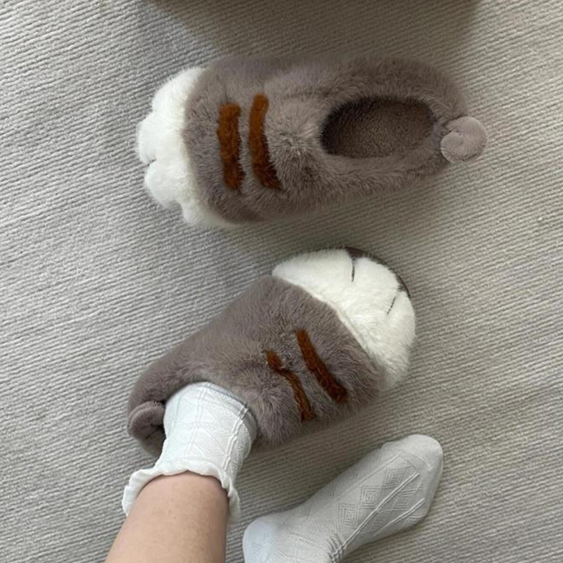 Fun fluffy cats feet slippers  - đánh giá và giá Lighting Christmas Decor