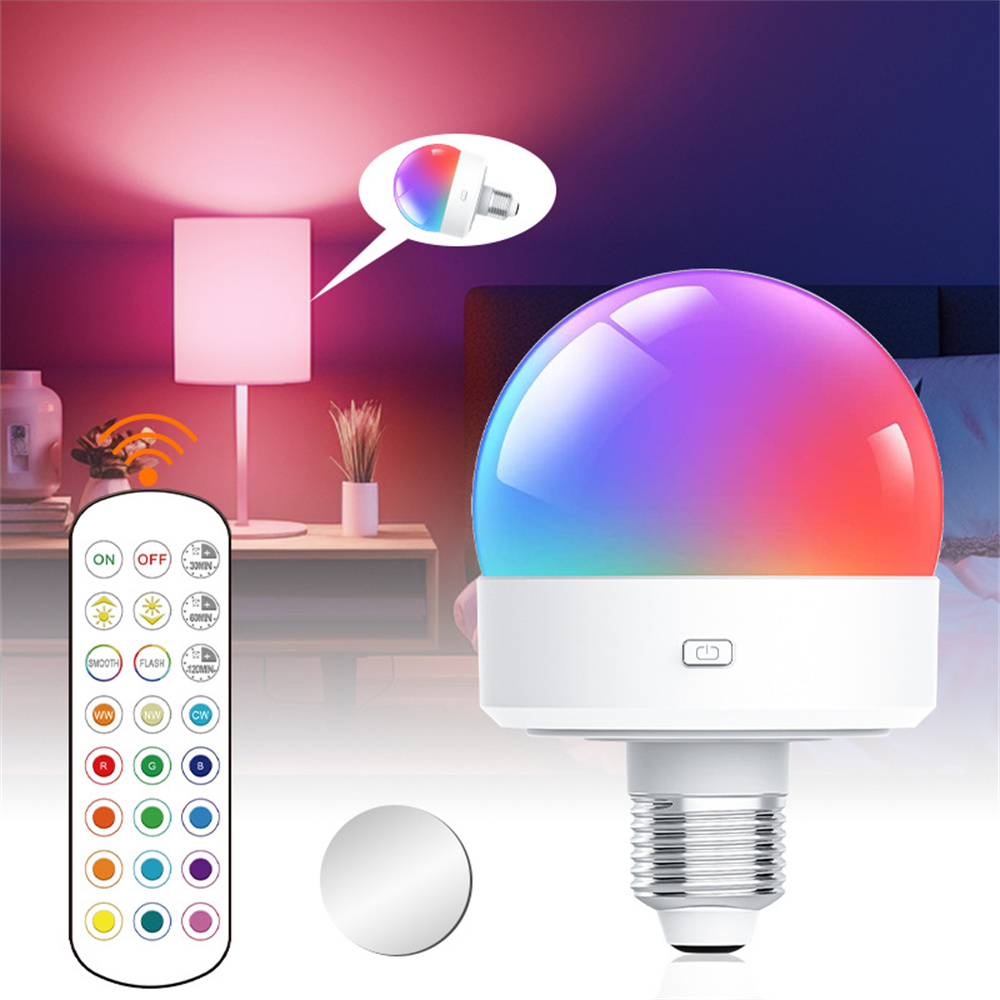 E26/E27 Base RGB Color Indoor  - đánh giá và giá Decor Lighting Hours