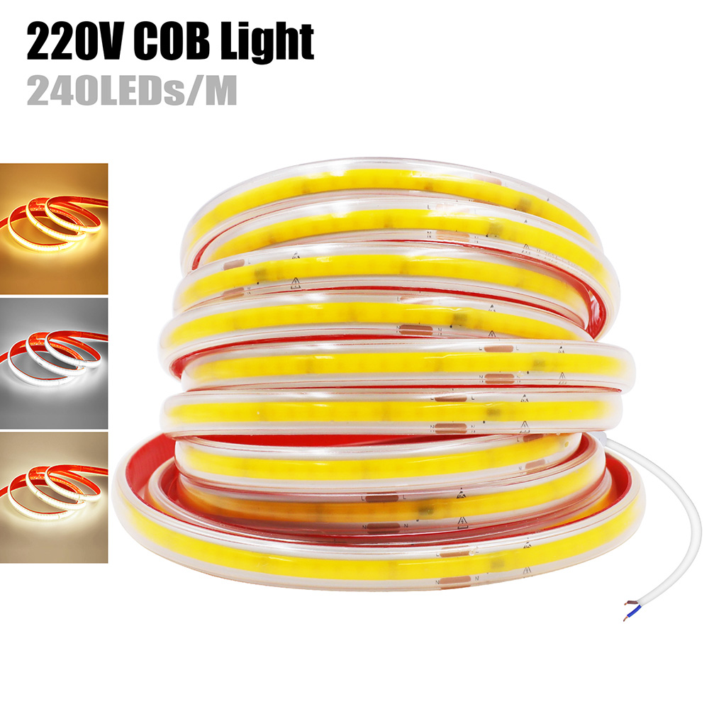 LED COB Strip Lights with Adhe - đánh giá và giá Decor Lighting Hours