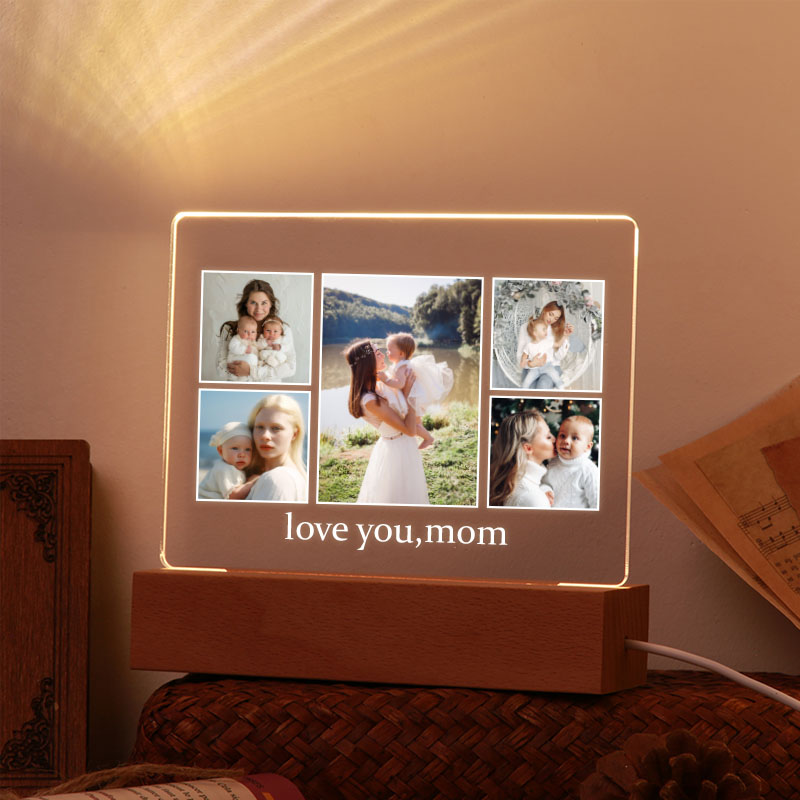Custom photo acrylic LED lamp, - đánh giá và giá Lighting Decor Photos