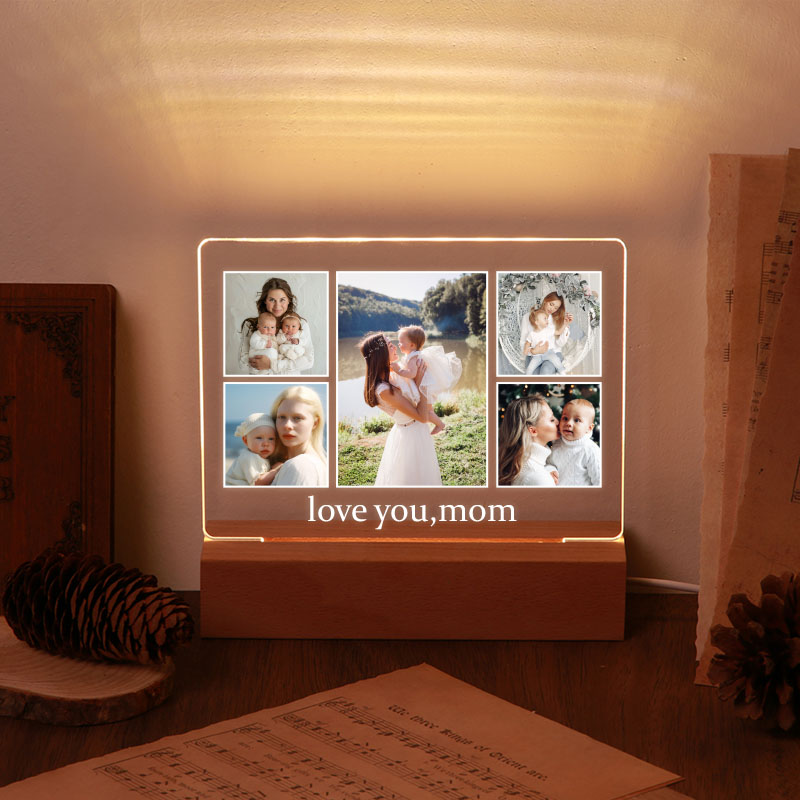 Custom photo acrylic LED lamp, - đánh giá và giá Lighting Decor Photos