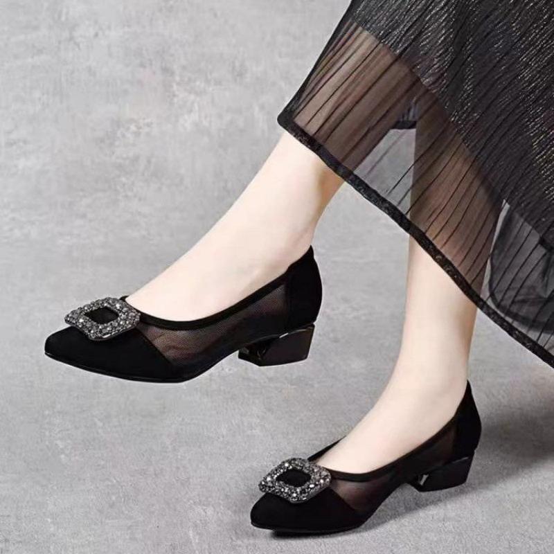 Elegant Pointed Toe Mesh Block - đánh giá và giá Elegant Decor & Lighting Llc