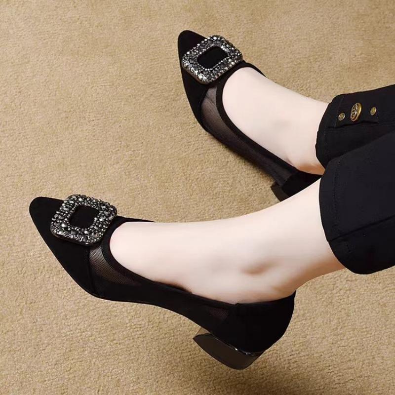 Elegant Pointed Toe Mesh Block - đánh giá và giá Elegant Decor & Lighting Llc