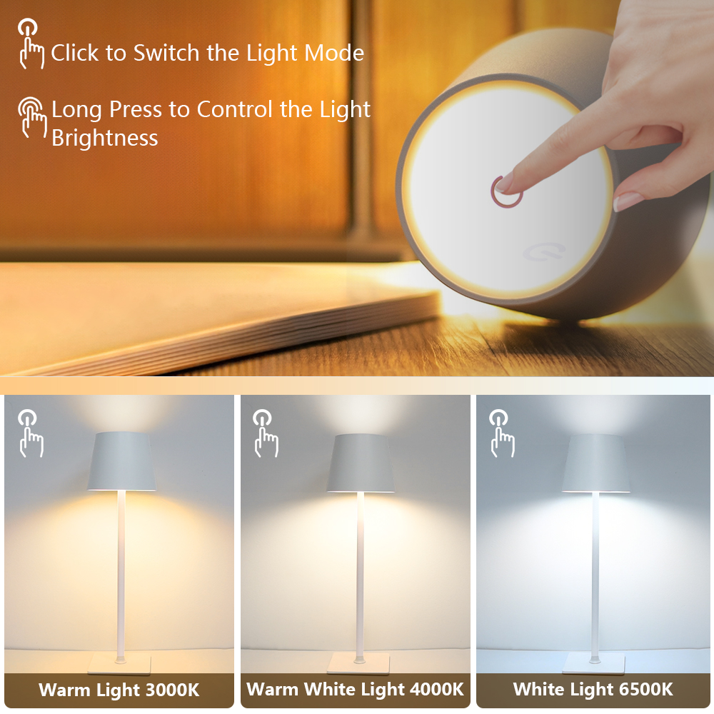 LED Rechargeable Desk Light Wi - đánh giá và giá Room Decor Lighting Lamp